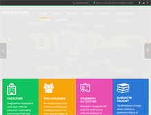 Tablet Screenshot of montessoriglendale.com
